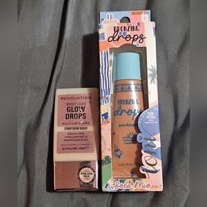 Revolution Bright Light Glow Drops + Bronzing Drops Duo BNIB
